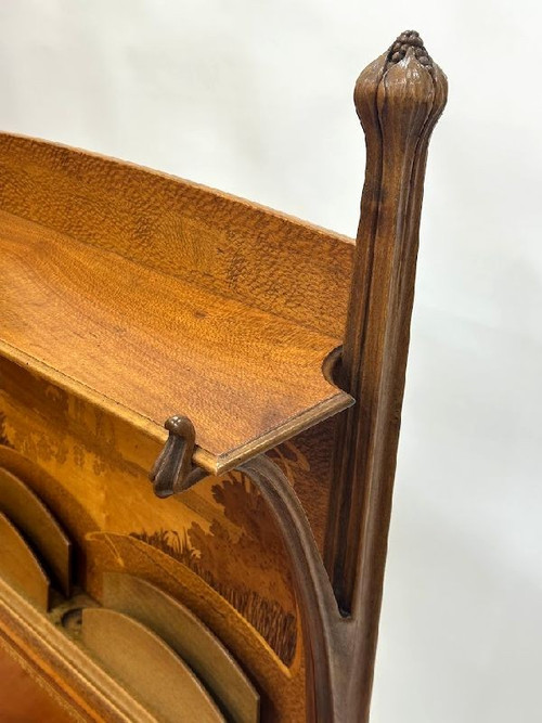 Louis Majorelle Bureau Art Nouveau "Paysage Lacustre"