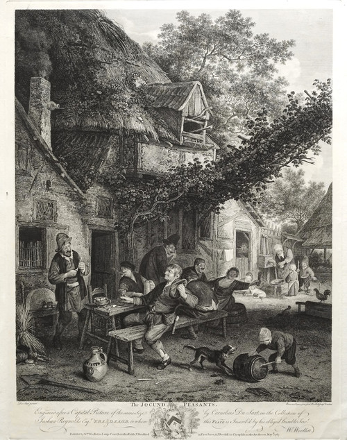Gravure Scène De Genre 18ème 