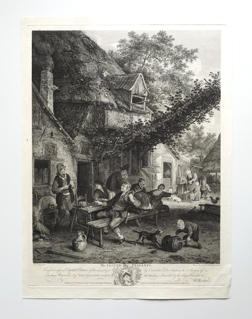 Gravure Scène De Genre 18ème 