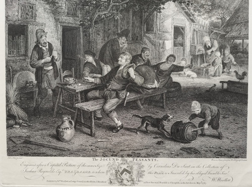 Gravure Scène De Genre 18ème 