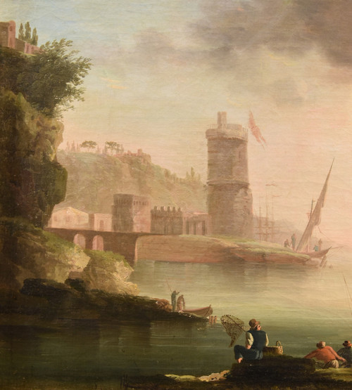 Vue De La Côte Méditerranéenne, Charles François De Marseille (Marseille 1700 - Berlin 1782)