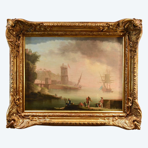 Vue De La Côte Méditerranéenne, Charles François De Marseille (Marseille 1700 - Berlin 1782)