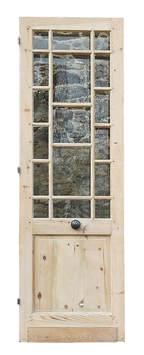 Pretty Antique Art Deco Glass Door