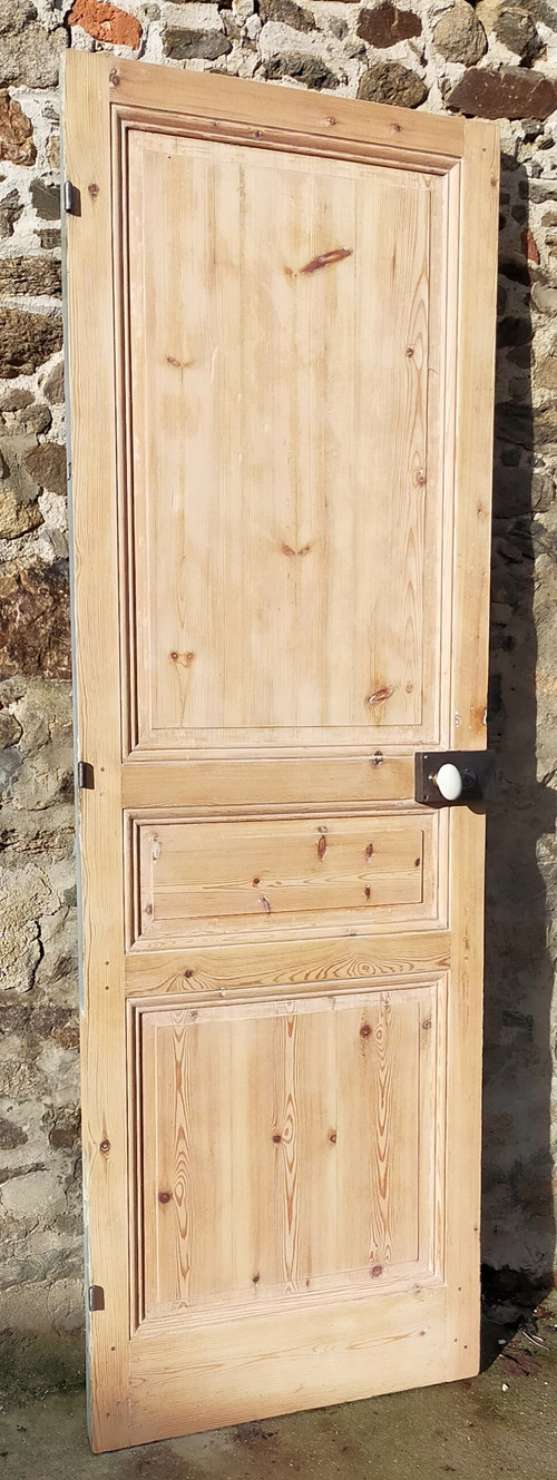 Porte antiche di charme del 1925 Bellissima modanatura rotonda in legno
