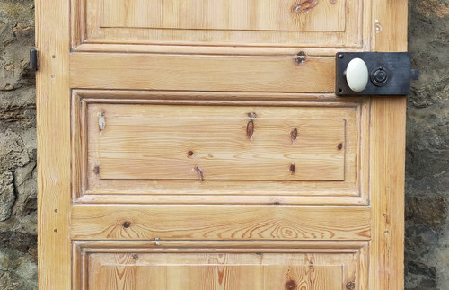 Porte antiche di charme del 1925 Bellissima modanatura rotonda in legno