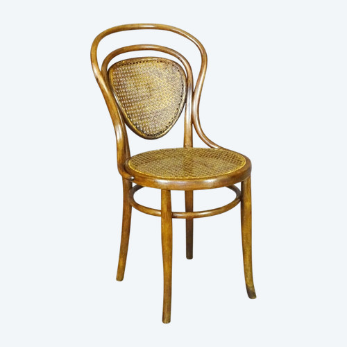 Sedia da bistrot con canne, 1880 circa KOHN , no Thonet