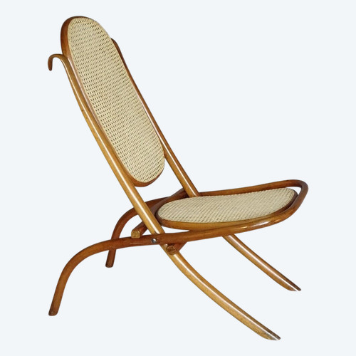 Klipklap Chaise de détente pliante par THONET 1880 modèle N°1