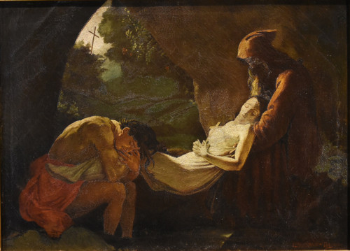 La deposizione di Atala, Anne-Louis Girodet de Roussy-Trioson (Montargis, 1767 – Parigi, 1824)