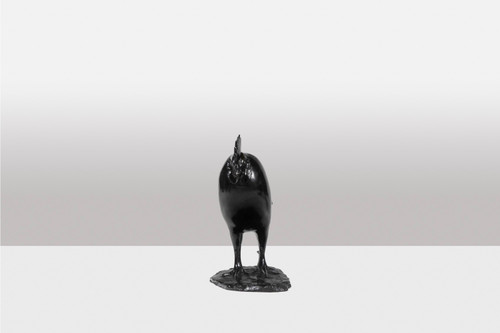 François Pompon. "Sleeping rooster", bronze, 2006 print.