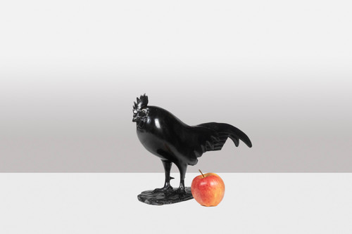 François Pompon. "Sleeping rooster", bronze, 2006 print.