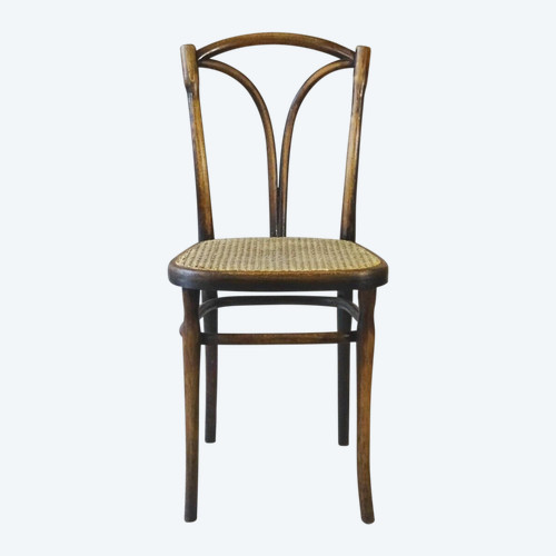 Sedia da bistrot KOHN N°60 del 1900 circa, con canne, Thonet no.