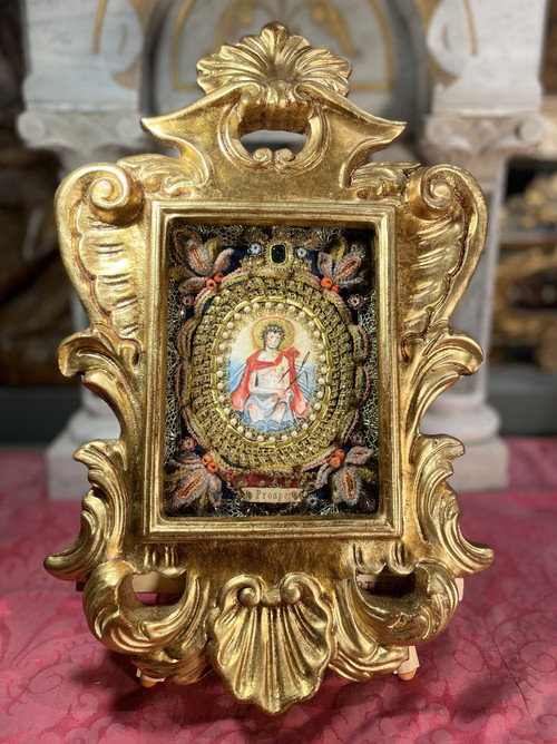 Le Roseau De Saint Prosper- Reliquary frame About 1800