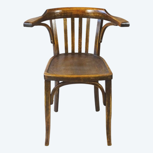 Fauteuil de bureau JAPY 1959 type bistrot, no Thonet