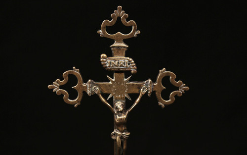 Crocifisso in bronzo del XVII secolo
