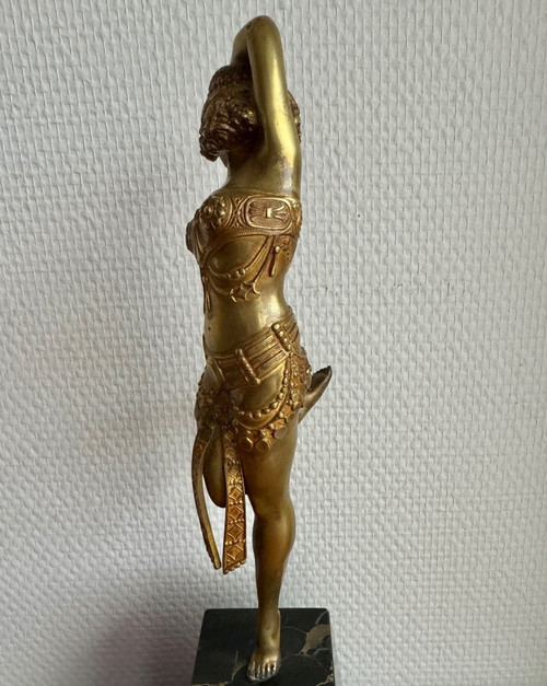Samuel Lypchytz Bronze Sculpture, Javanese Dancer