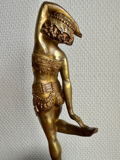 Samuel Lypchytz Bronze Sculpture, Javanese Dancer