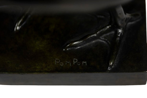 François Pompon. "Poule", bronzo, stampato nel 2006.