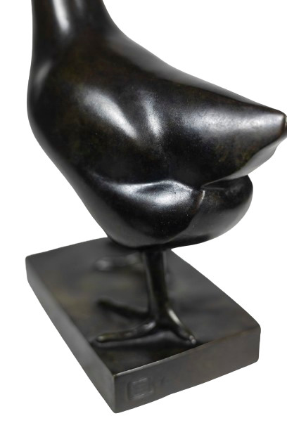 François Pompon. "Poule", bronzo, stampato nel 2006.