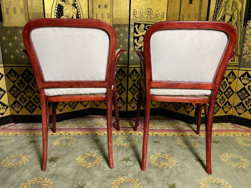 Pair of armchairs - Bergères Thonet