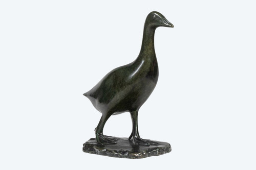 François Pompon. "Goose", bronze, printed in 2006.