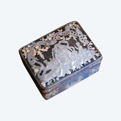 Tortoiseshell And Quilted Box, Naples Italy 18th Century
