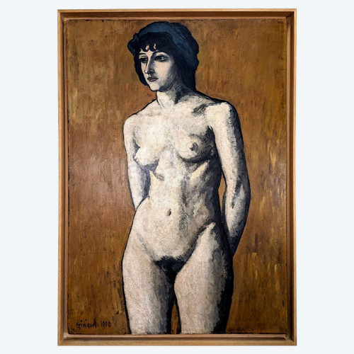 Ritratto di donna nuda (probabilmente Emilie Charmy) datato 1910 di Pierre Girieud