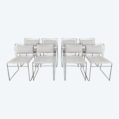 Suite Of 8 Tulu Chairs 1970 Kasuhide Takahama