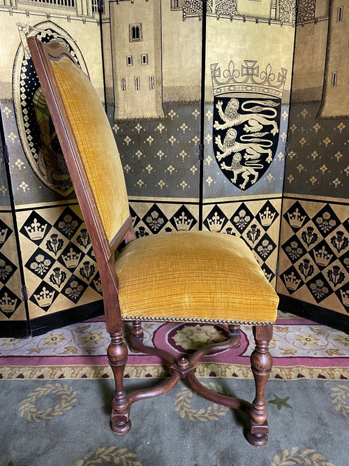 Suite Of 6 Louis XIII Style Chairs