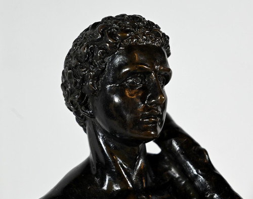 Bronzo "Ercole e il Leone di Nemée", firmato Gregroi - XIX secolo
