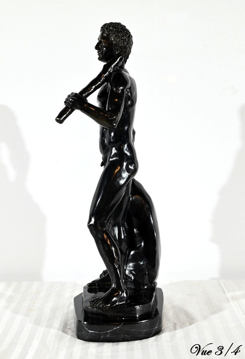 Bronzo "Ercole e il Leone di Nemée", firmato Gregroi - XIX secolo