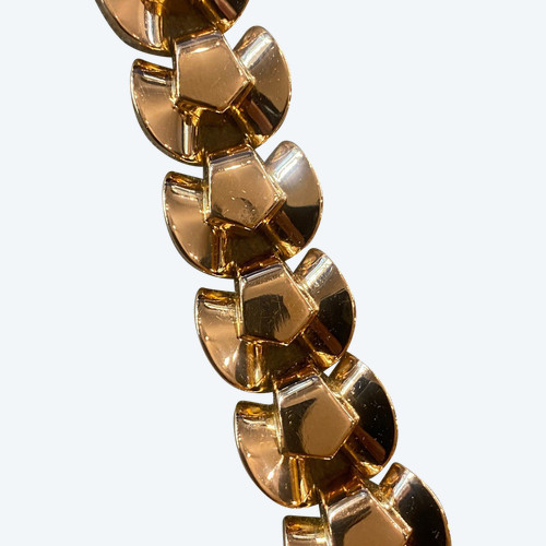 Bracelet "tank" Or , Ref 342.178