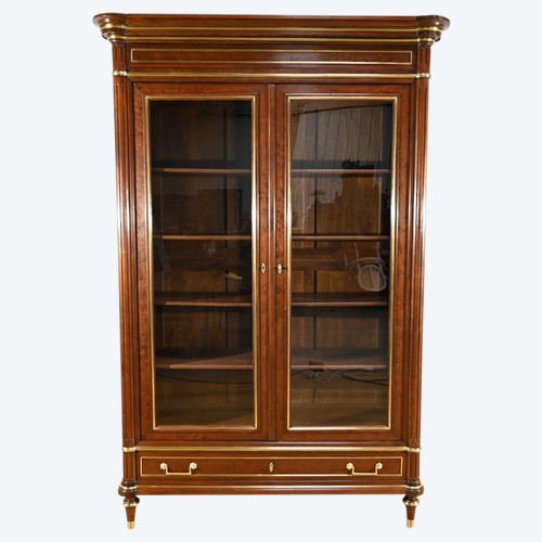 Grande Bibliothèque en Acajou, style Louis XVI – Milieu XIXe