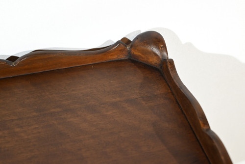Petite Table de Salon en Noyer, style Louis XV – 1ère Partie XXe