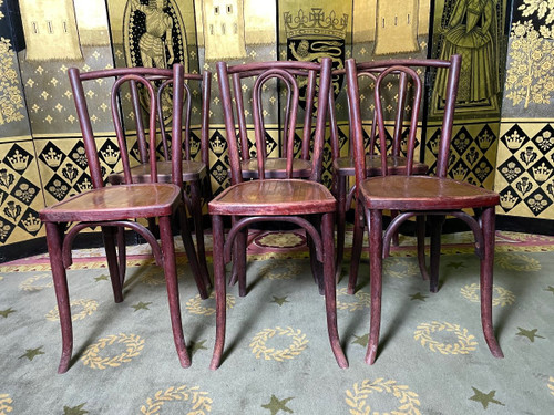 6 Chaises Bistrot Baumann