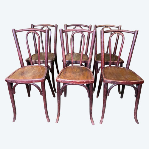 6 Chaises Bistrot Baumann