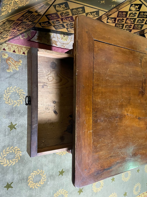 Louis XIII Farm Table in Walnut 19th