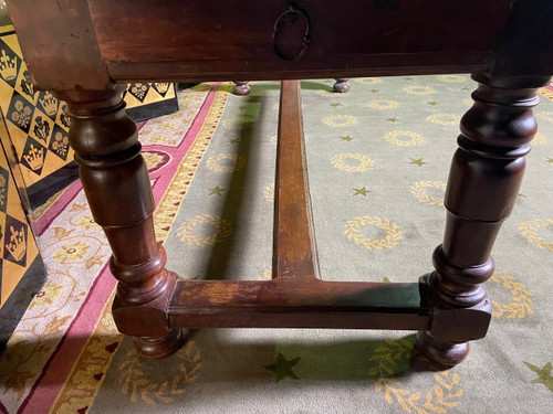 Louis XIII Farm Table in Walnut 19th