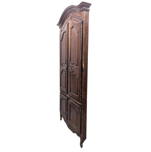 Louis XV Cupboard Facade, 18th Century In Walnut