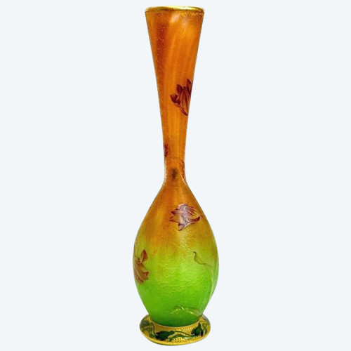 Vase Daum Art Nouveau "aux Tulipes"