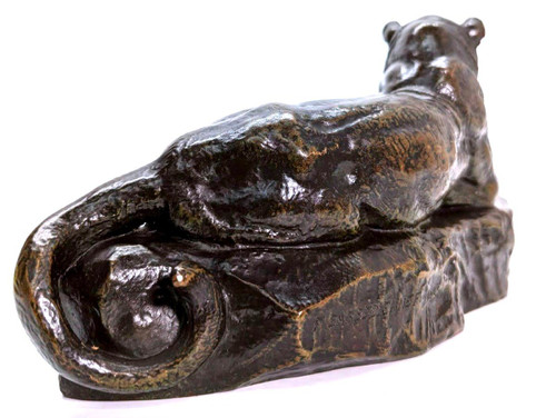"La pantera dell'India n. 1" Antoine Louis Barye Fonte Barbedienne