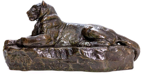 "La pantera dell'India n. 1" Antoine Louis Barye Fonte Barbedienne