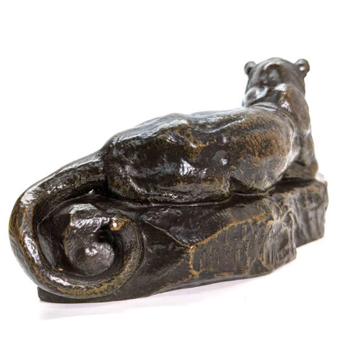 "La pantera dell'India n. 1" Antoine Louis Barye Fonte Barbedienne