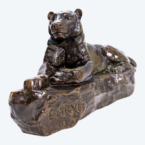 „Panther Of India No.1“ Antoine Louis Barye Fonte Barbedienne