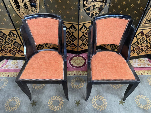 Coppia di sedie Art Déco