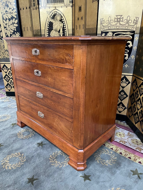 Commode En Orme époque Louis Philippe