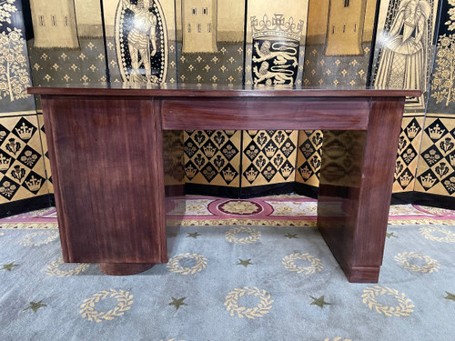 Scrivania Art Déco in mogano