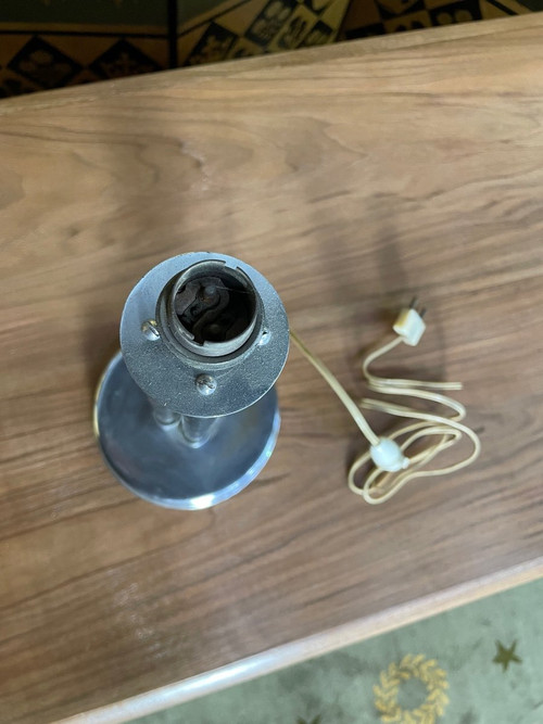 Table Lamp Base Attributed to Jacques Adnet