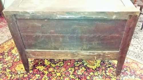 Commode Style Transition En Marqueterie milieu XIXème