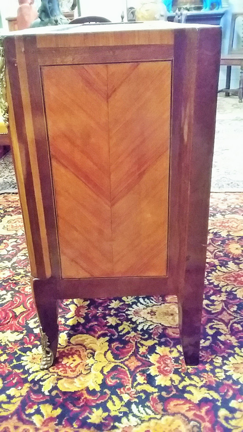 Commode Style Transition En Marqueterie milieu XIXème
