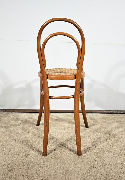 Seggiolone per bambini in faggio curvato, timbrato Thonet - Primi del XX secolo